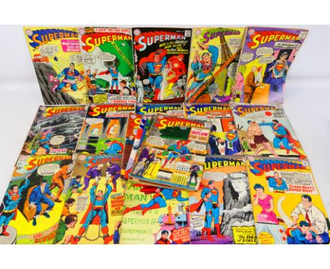 DC Comics - A group of 23 Silver Age 'Superman' comics from DC. Lot includes Superman #199 Aug 1977 Key Issue - First Superma