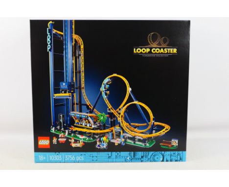 Lego - A boxed 2022 factory sealed Lego Icons, 'Fairground Collection #10303 'Loop Coaster'. The set is presumed to be in Min