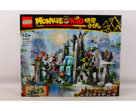 Lego - A boxed factory sealed 2021/22 'Monkie Kid' #80024 'The Legendary Flower Fruit Mountain'. The set is presumed to be in