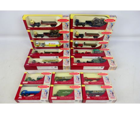 Corgi - Trackside - 16 x boxed limited edition trucks in 1:76 scale including Scammell Handyman Tanker in Shell livery # DG17