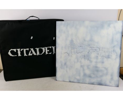Citadel - A Citadel Realm of Battle games board, comprising of six large plastic square sections each measuring approximately