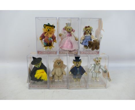 Gund - A collection of seven boxed 'Barton Creek Collection' artist designed Limited Edition miniature 'Wizard of Oz' bears f