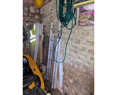 Various Extension , Hose Pipes And Manual Gardening Tools As Found