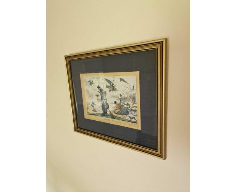 Framed Print Locomotion Plate 2nd, C1835 (1905). Artist: Seymour Del Shortshanks Locomotion Plate 2nd, C 1835. A Satirical Sk