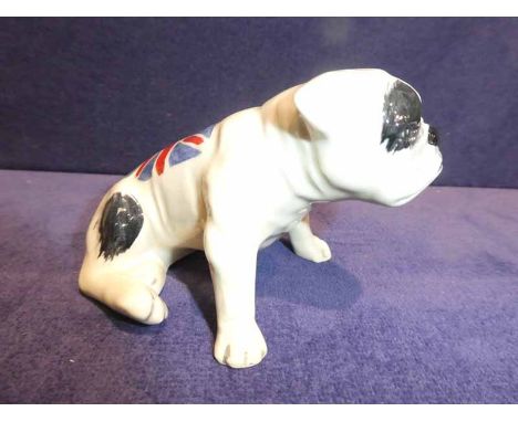 Carlton Ware model British Bulldog- Seated    