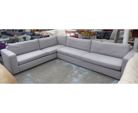 TH:2 STUDIO URBAN CORNER SOFA, in a J Brown Coastal fabric finish.
