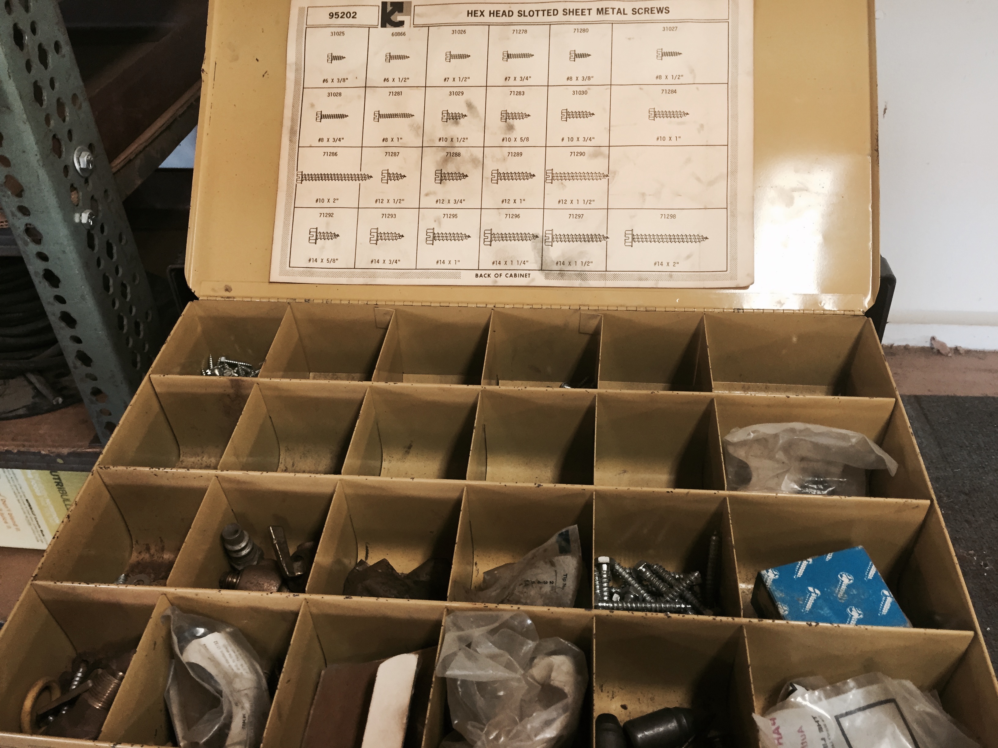 Kar Products Inc. assorted fasteners and 4drawer also