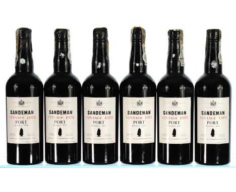 1972 Sandeman, Vintage Port 6x75cl  This was not a declared vintage, but Sandeman's bottled a pipe of the vintage which was o