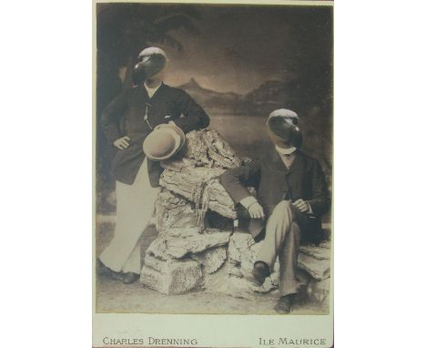 CHARLOTTE CORY, 'Charles Drenning and Ile Maurice', lithograph, 70.5cm x 47cm, numbered 1/20, signed lower margin and framed.