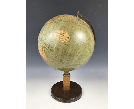 A 1930s Philips 12-inch terrestrial globe