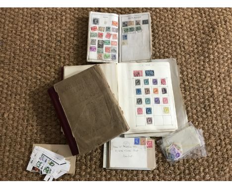 Two Simplex stamp albums and one other, containing a diverse range of British and Commonwealth stamps, QV to mid-20th Century