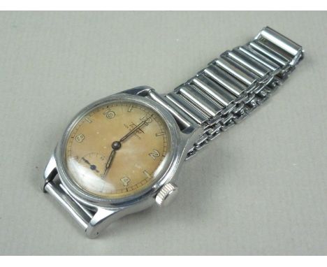 A gentleman's 1940s Tissot wristwatch, with non-magnetic, waterproof and shock absorbent Swiss made movement, on a Bon-Klip s