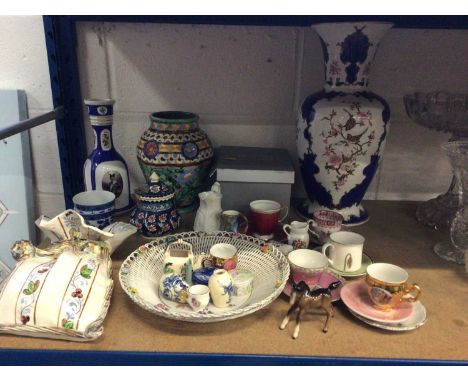 Quantity of ceramics, including Beswick, Spode, Royal Worcester, etc
