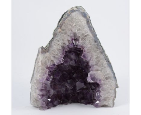 Amethyst "Geode", approximately 6kg, 26 x 23 x 10cm.