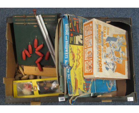 Box of assorted vintage games including; Dan Dare Radio Station, a Pelham puppet etc. (2)(B.P. 24% incl. VAT)