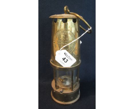 Protector Lamp and Lighting Company Limited brass miner's safety lamp, unused. (B.P. 24% incl. VAT)