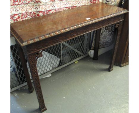 Edwardian style mahogany console table. (B.P. 24% incl. VAT)