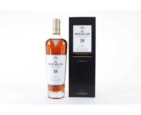MACALLAN 18 YEAR OLD SHERRY OAK 2018 RELEASE SPEYSIDE SINGLE MALT  43% ABV / 70cl  There are few distilleries in the world qu