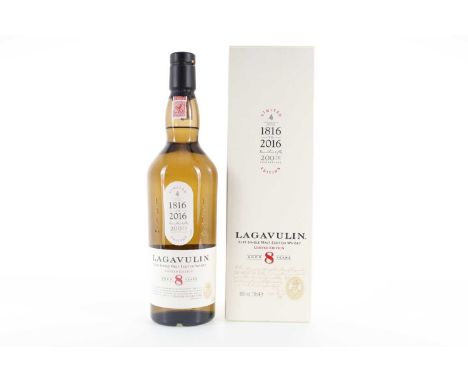 LAGAVULIN 8 YEAR OLD 200TH ANNIVERSARY ISLAY SINGLE MALT  Initially released as a limited edition to mark the distillery's 20