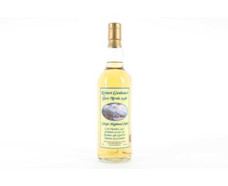 BEN NEVIS 1996 ROBERT GRAHAM HIGHLAND SINGLE MALT  Distilled: 01/10/1996Bottled: 14/04/2008Matured in cask #1342One of 231 bo