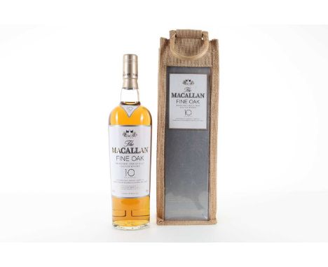 MACALLAN 10 YEAR OLD FINE OAK SPEYSIDE SINGLE MALT  40% ABV / 70cl  There are few distilleries in the world quite so revered 