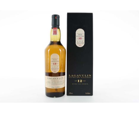 LAGAVULIN 12 YEAR OLD 2011 RELEASE ISLAY SINGLE MALT  57.5% ABV / 70cl  The Islay distillery of Lagavulin first gained notori