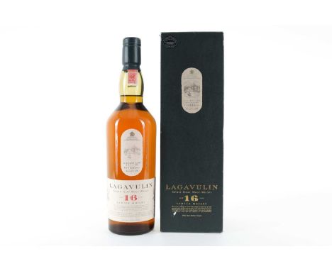 LAGAVULIN 16 YEAR OLD WHITE HORSE ISLAY SINGLE MALT  43% ABV / 70cl  The Islay distillery of Lagavulin first gained notoriety