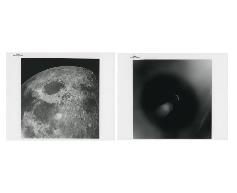 Alfred Worden, James Irwin, or David ScottDiptych: the receding Moon after transearth injection; UV photograph of the increas