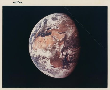 Neil Armstrong, Buzz Aldrin or Michael CollinsThe Earth from about 98,000 nautical miles in space, outbound16-24 July 1969Vin