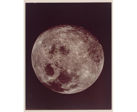 Eugene Cernan, Harrison Schmitt or Ronald EvansThe near Full Moon during the homeward journey, seen for the last time by huma