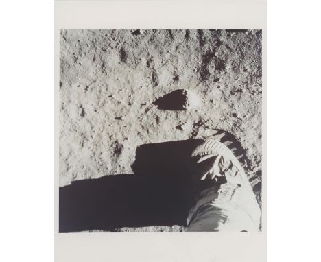 Buzz AldrinBuzz Aldrin's boot and its impression in the lunar soil - photograph taken during the soil mechanics test20 July 1