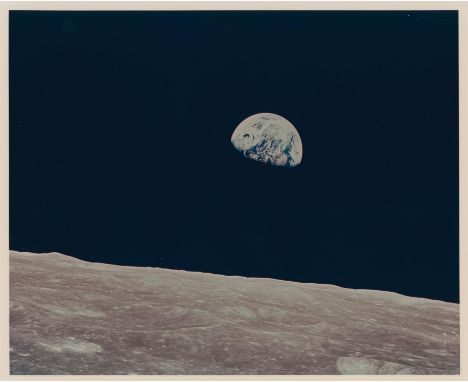 William Anders The most celebrated image of the Earth rising above the Moon's horizon. This is the first Earthrise witnessed 