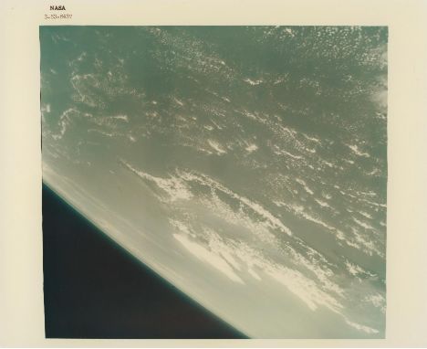 Gordon Cooper, Hasselblad camera onboard the "Faith 7" spacecraftTwo views of the Earth taken from space with the first modif