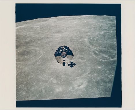 Eugene CernanCommand Module 'Charlie Brown' as photographed from the Lunar Module after the separation in lunar orbit. This i