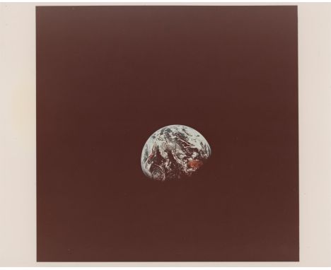 Neil Armstrong, Buzz Aldrin, or Michael CollinsThe Earth during translunar coast16-24 July 1969Vintage chromogenic print on r