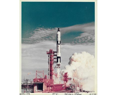 NASA Launch of the 6th manned Gemini mission; onboard Walter Schirra and Thomas Stafford.15 December 1965Vintage chromogenic 