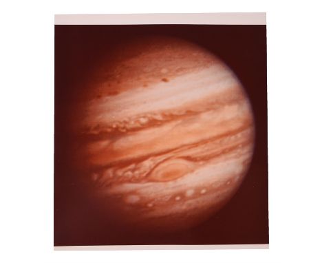 Camera onboard Voyager 1 space probeNear-full view of Jupiter with its Great Red Spot prominently featured1 February 1979Chro
