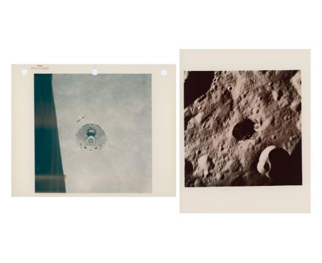 Charles DukeA pair of views of the Command Module "Casper" over the lunar far side after undocking from the LM Orion16-27 Apr