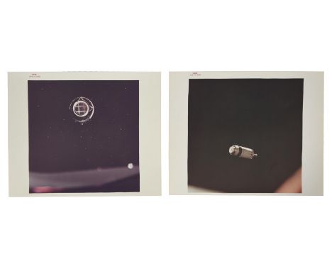 James LovellTwo views of Saturn V third stage S-IVB as seen from the Apollo 8 spacecraft following separation and during tran