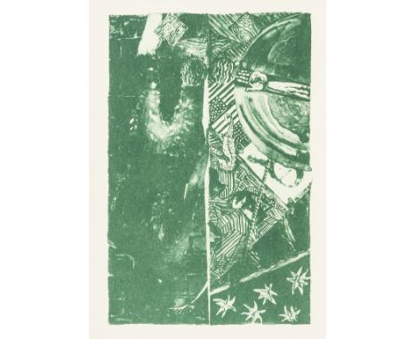 Johns (Jasper).- Bernstein (Roberta) Jasper Johns: The Seasons, with original lithograph printed in green bound in (one of 30