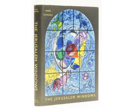 Chagall (Marc) The Jerusalem Windows, text by Jean Leymarie, with 2 original lithographs by Chagall, plates and illustrations