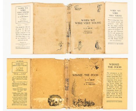 Dust-Jackets.- Milne (A. A.) When We Were Very Young, small loss to spine head affecting 'When', short tear to top edge, ligh