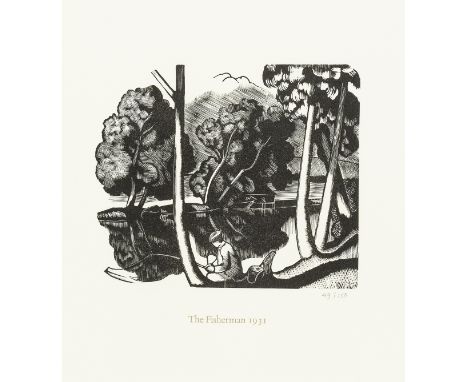 Nash (John).- Lewis (John) John Nash: the painter as illustrator, number 49 of 150 special copies with a portfolio of wood-en