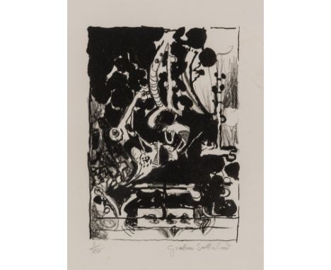 NO RESERVE δ Sutherland (Graham) Untitled, from: Giorgio Soavi, Storia con Sutherland, lithograph, on ivory wove paper, signe