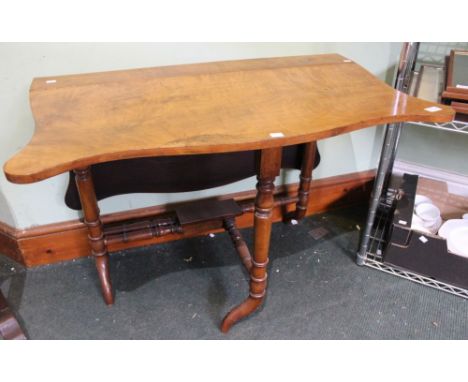 A walnut Sutherland style gate leg table