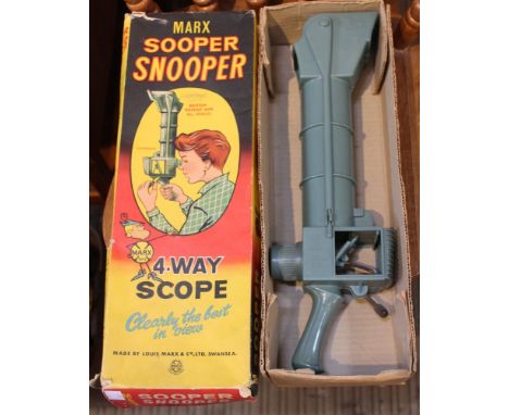 Marx Sooper Snooper 4-way scope vintage children's toy in original box
