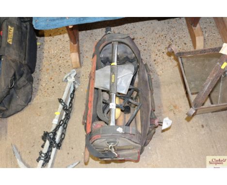 A bag of lead workers tools