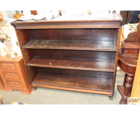 A sectional three tier book case in the Globe Wernicke style