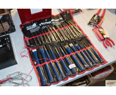 A 28 piece punch and chisel set (TS-91)