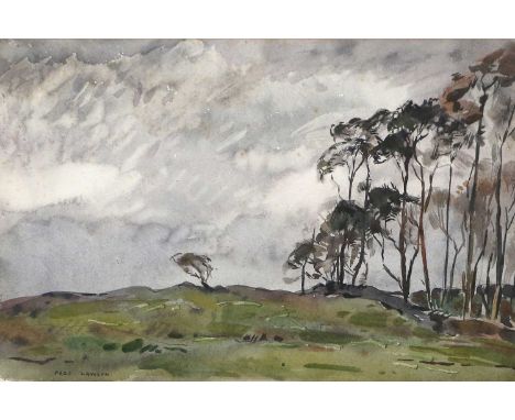 Fred Lawson (British, 1888-1968) Probably Lady Hill Near Carperby signed (lower-left), watercolour, 19cm by 28cm; together wi
